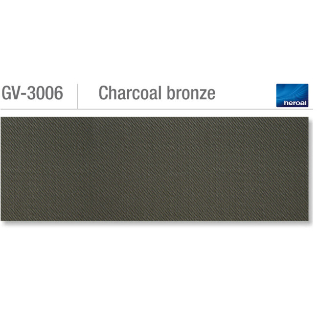 Heroal VSZ zip-screen | Charcoal Bronze