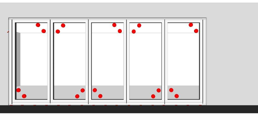 Klossing av glass