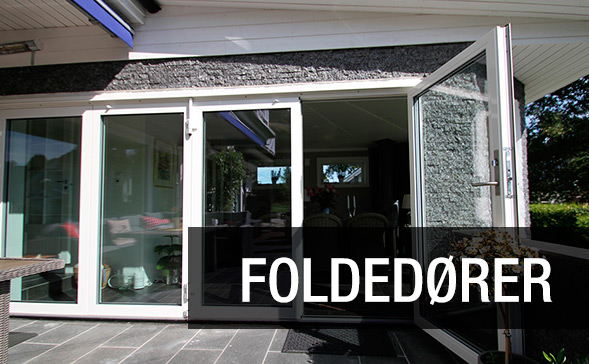 Se våre foldedører i glass og aluminium