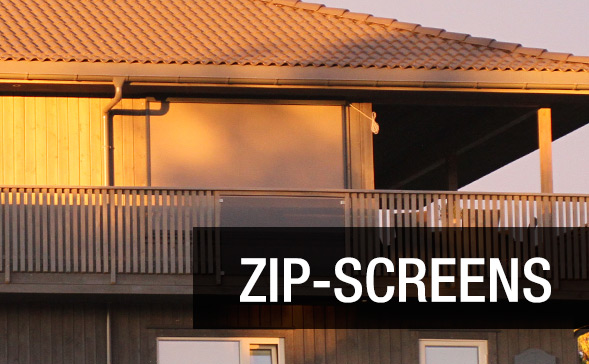 Zip-screens er en moderne og funksjonell solskjerming.